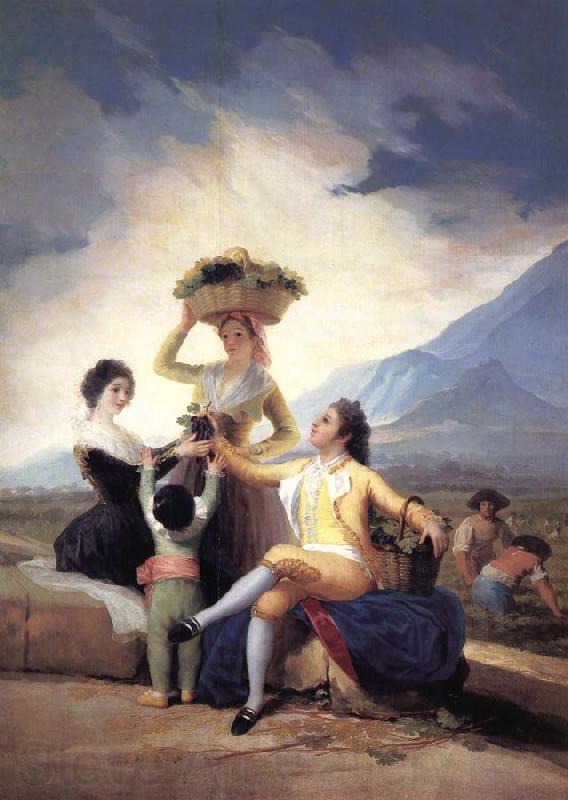 Francisco Goya Autumn Norge oil painting art